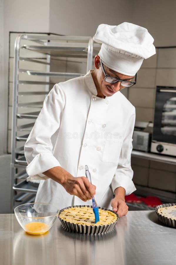 Professional Baker Working